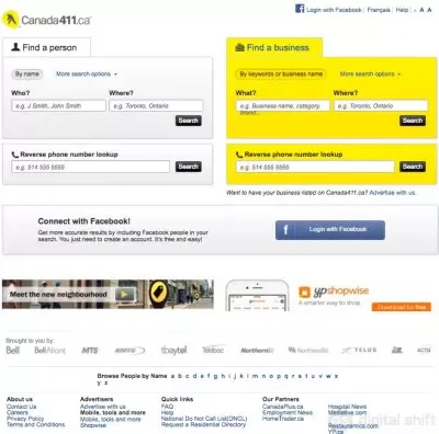 advertise on Canada411-1