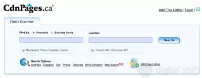 How to add your free listing to CdnPages.ca-1