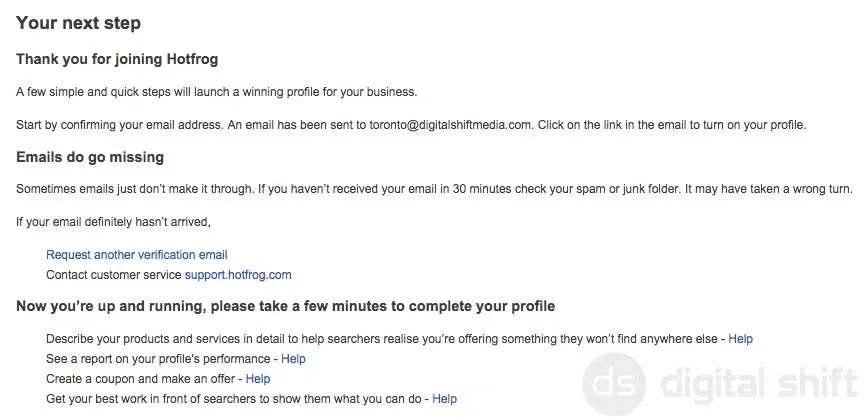 How to add your business to HotFrog.ca6