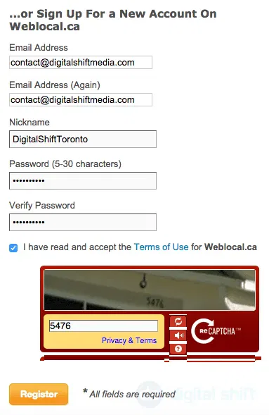 weblocal.ca step 3