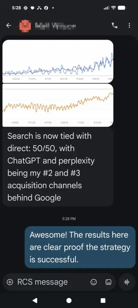local ai search chat gpt traffic increase