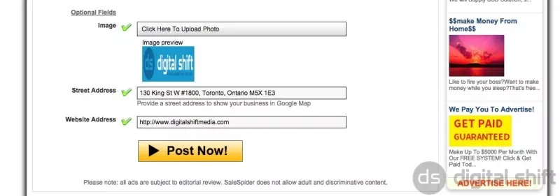 How To Add Your Free Ad On SaleSpider-5