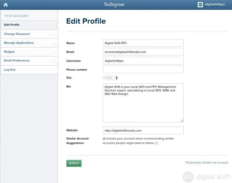 add a business account on instagram 7