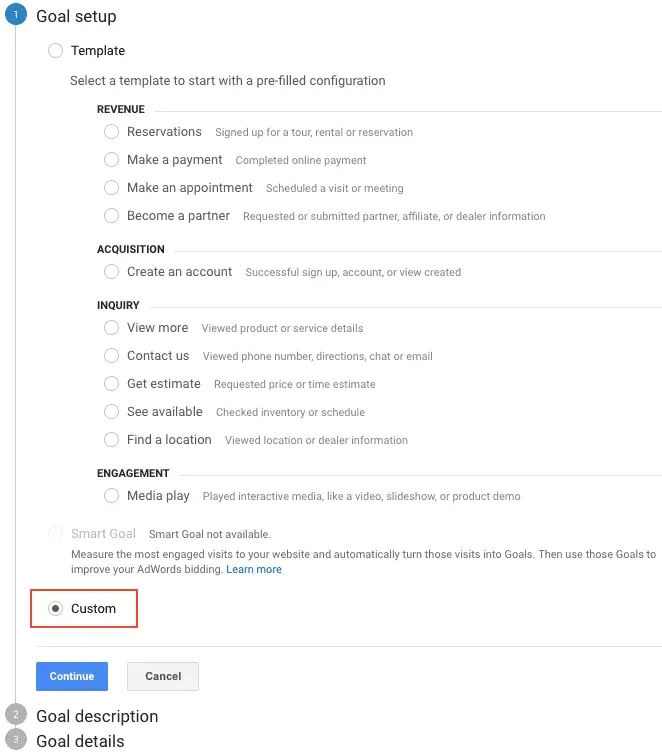 Google Conversion Tracking Step 5