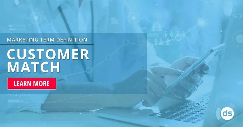 An online advertisement for learning about the marketing term 