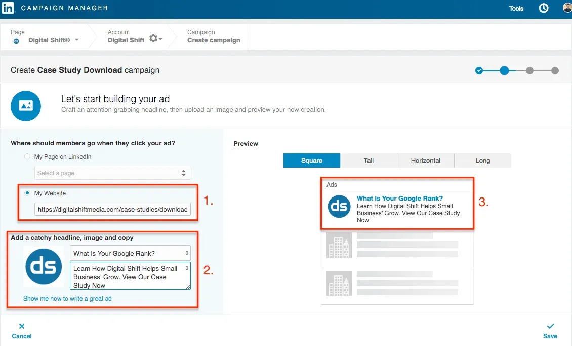 how to advertise on linkedin