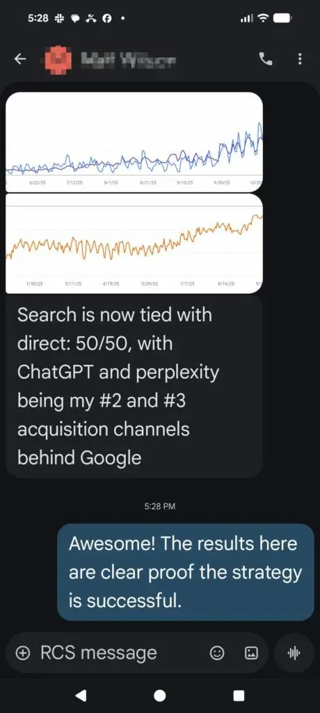 local ai search chat gpt traffic increase