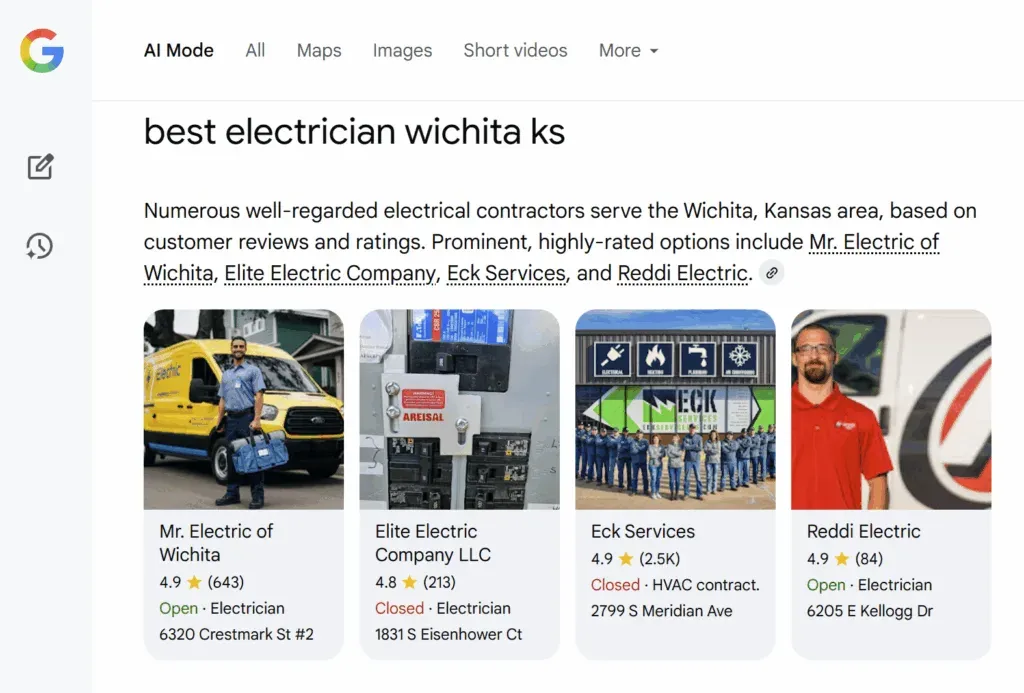 rank in google ai mode