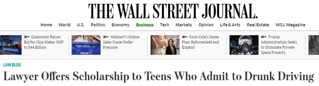 Wall Street Journal - Local SEO