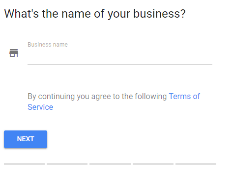 Google my business - create account - local seo