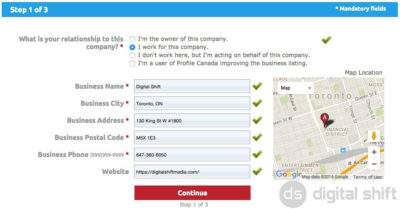 How To List Your Business On Profile Canada 2