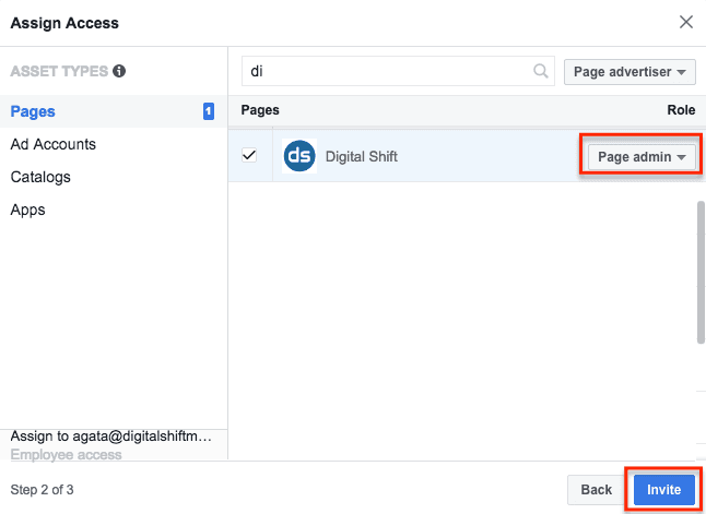 How to Add Admin to Facebook Page - Step 4