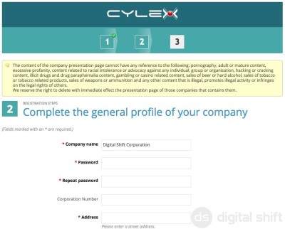 How to Register Business with CYLEX 4