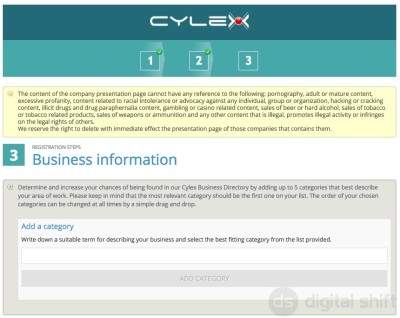 How to Register Business with CYLEX 5