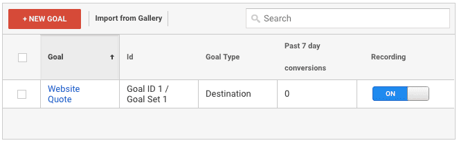Google Conversion Tracking Step 2