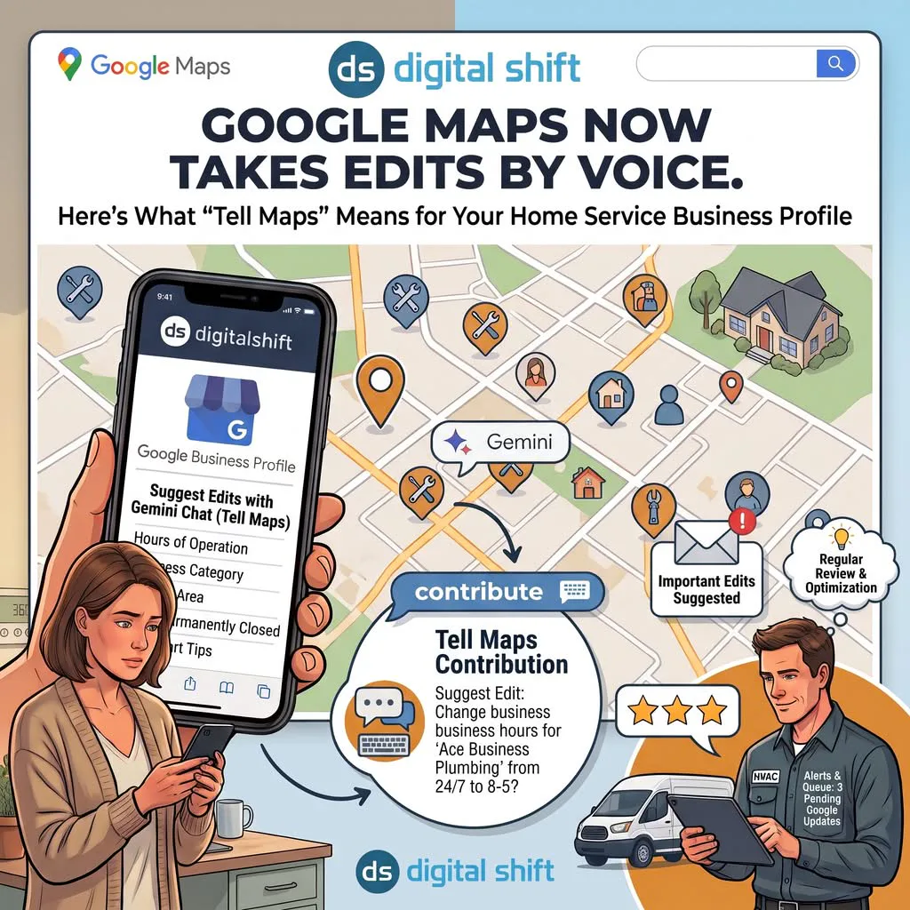 google maps now takes edits by voice. here's what tell maps means for your business profile square