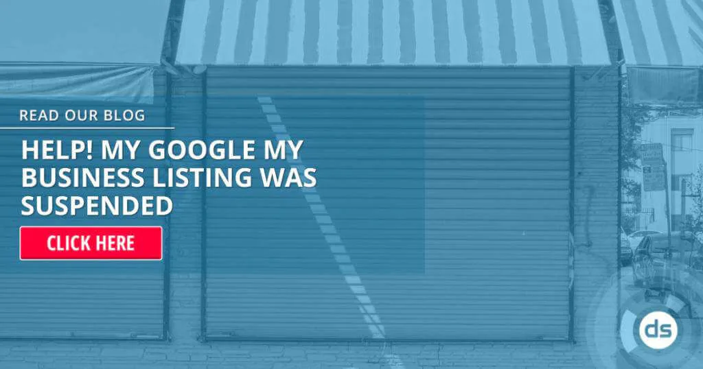 google my business suspended