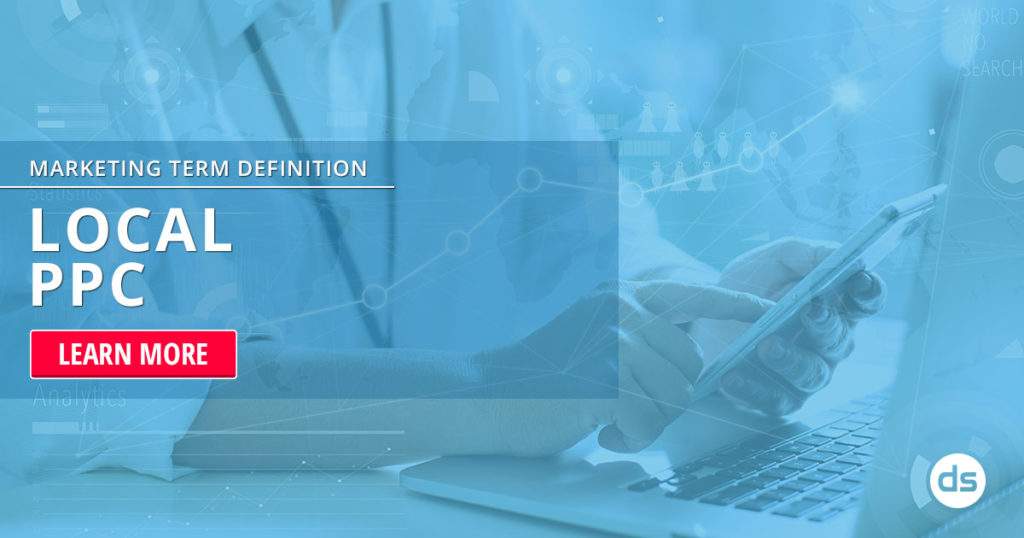 Exploring local PPC: a digital marketing concept explained with a call to action to learn more.