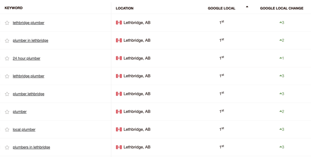 mr rooter plumbing lethbridge plumbing seo case study
